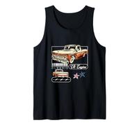 Vintage Car Collector, Classic American Pickup. Truck Camiseta sin Mangas