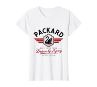 Vintage Car Legacy Classic American Motor Vehicle Entusiasta Camiseta gráfica económica, Mujer, Blanco, L