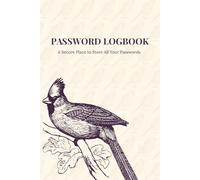 Vintage Cardinal Password Logbook: A Classic Cardinal-Themed Organizer for Internet Passwords & Personal Information | 6x9 Format | Alphabetic Design ... | Personal Information Organizer For Seniors