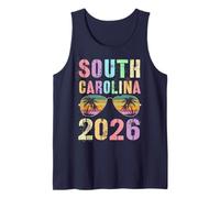 Vintage Carolina del Sur 2026 Vacay Travel Vacation Matching Camiseta sin Mangas