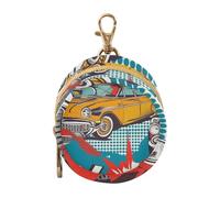 Vintage Cars - Estuche portátil para chupete para recién nacido, monedero, monedero, esencial para recién nacidos