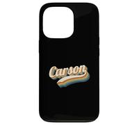 Vintage Carson Nombre Personalizado Carson Carcasa para iPhone 13 Pro