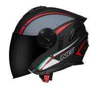 Vintage Cascos De Moto Jet con Visera Solar 3/4 Casco Abiertos De Moto For Hombres Y Mujeres ECEDOT Homologado Scooter Adultos Cascos Half-Helmet Casco Motocicleta 14,XL:61-62CM