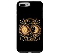 Vintage Celestial Sun Moon Spiritual Harmony Carcasa para iPhone 7 Plus/8 Plus