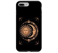 Vintage Celestial Sun Moon Spiritual Harmony Carcasa para iPhone 7 Plus/8 Plus