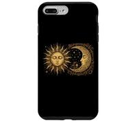 Vintage Celestial Sun Moon Spiritual Harmony Carcasa para iPhone 7 Plus/8 Plus