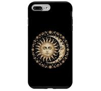 Vintage Celestial Sun Moon Spiritual Harmony Carcasa para iPhone 7 Plus/8 Plus