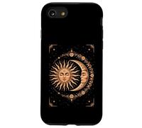 Vintage Celestial Sun Moon Spiritual Harmony Carcasa para iPhone SE (2020) / 7/8