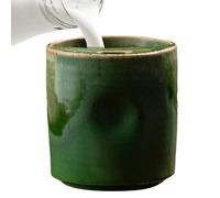 Vintage Ceramic Water Mug - 500ml Sip Hole Cup, Retro Drinkware with Ergonomic Sipping, Kiln Fired Finish Design, Daily Beverage Container, Kitchen Accessory for Home Office Travel Outdoor Camping