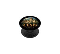 Vintage Cesis Letonia - Recuerdo de Viaje PopSockets PopGrip Adhesivo