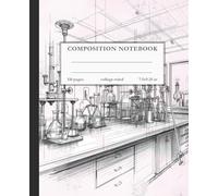 Vintage Chemistry Lab Notebook - College Ruled Journal with Scientific Apparatus Illustration - 7.5 x 9.25 in: Featuring Classic Laboratory Equipment ... for Study, Notes, and Everyday Writing