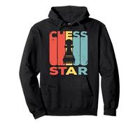 Vintage Chess Star - Jugador de Ajedrez Peón Sudadera con Capucha
