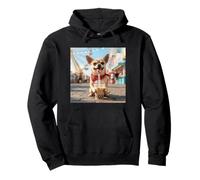 Vintage Chihuahua Boba Tea Funny Boys Girls Costume Bubble Sudadera con Capucha