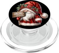 Vintage Christmas GNOME For Women Men and Kids Cute Santa PopSockets PopGrip para MagSafe