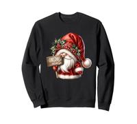 Vintage Christmas GNOME For Women Men and Kids Cute Santa Sudadera
