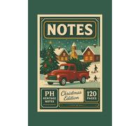 Vintage Christmas Notebook: Retro Holiday Journal - Limited Winter Edition 2025 | PH Heritage Notes Festive Collection for Kids and Adults: 120 Lined ... | Perfect Stocking Stuffer Gift | 6" x 9"