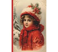 Vintage Christmas Postcard Girl Notebook: A Retro Holiday Journal for Lists, Notes, Gift Planning & Festive Inspiration