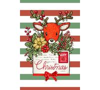 Vintage Christmas Reindeer Journal: Cozy Holiday Notebook with Festive Floral Art for Writing, Reflections, and Winter Joy: Rustic 6x9 Lined Notebook ... Memories, Gratitude, and Holiday Gift Giving