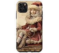 Vintage Christmas Santa Sleigh For Winter Lover Cute Xmas Carcasa para iPhone 11 Pro MAX