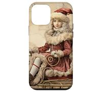 Vintage Christmas Santa Sleigh For Winter Lover Cute Xmas Carcasa para iPhone 12 Mini