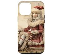 Vintage Christmas Santa Sleigh For Winter Lover Cute Xmas Carcasa para iPhone 12 Pro MAX