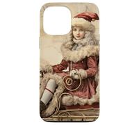 Vintage Christmas Santa Sleigh For Winter Lover Cute Xmas Carcasa para iPhone 13 Pro MAX