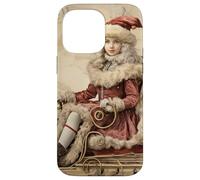 Vintage Christmas Santa Sleigh For Winter Lover Cute Xmas Carcasa para iPhone 14 Pro MAX