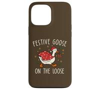 Vintage Christmas Silly Goose on The Loose, Xmas Carcasa para iPhone 13 Pro MAX
