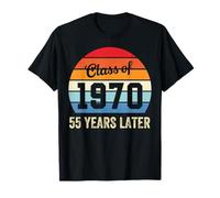 Vintage Class of 1970 55 Years Later Reunion 55th Graduación Camiseta