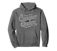 Vintage Classy Camper Queen RV Besties Camping Quinta Rueda Sudadera con Capucha