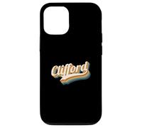 Vintage Clifford Nombre Personalizado Clifford Carcasa para iPhone 12/12 Pro