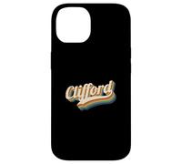 Vintage Clifford Nombre Personalizado Clifford Carcasa para iPhone 14