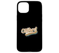Vintage Clifford Nombre Personalizado Clifford Carcasa para iPhone 15 Plus