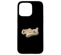 Vintage Clifford Nombre Personalizado Clifford Carcasa para iPhone 15 Pro MAX