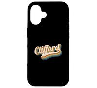 Vintage Clifford Nombre Personalizado Clifford Carcasa para iPhone 16