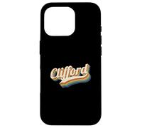 Vintage Clifford Nombre Personalizado Clifford Carcasa para iPhone 16 Pro