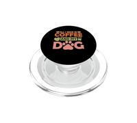 Vintage Coffee and My Dog Funny Puppy Dogs Lovers PopSockets PopGrip para MagSafe