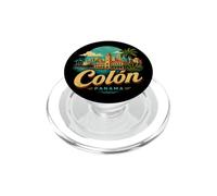 Vintage Colon Panamá Viaje Souvenir Monumento Regalo PopSockets PopGrip para MagSafe