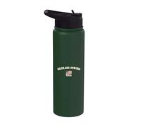 Vintage Colorado Springs USA Bandera Americana Recuerdo Retro Stainless Steel Insulated Water Bottle