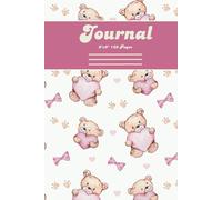 Vintage, Coquette Inspired, Cozy and Gentle Valentine Teddy Bears with Hearts Composition Notebook, Ephesians 4:32 Journal for Women, Young Adults, ... Cream Colored Pages, 6"x9", Eco-Friendly