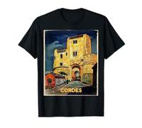 Vintage 'Cordes' - Póster de Viaje del Sur de Francia Camiseta