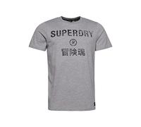 Vintage Corp Logo tee M1011475A Superdry Grey Marl M Hombre