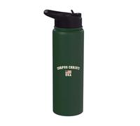 Vintage Corpus Christi USA Bandera Americana Cool Souvenir Retro Stainless Steel Insulated Water Bottle