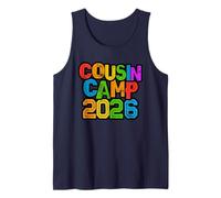 Vintage Cousin Camp 2026 Trip Tribe Grandma Vacay Camiseta sin Mangas