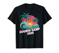 Vintage Cousin Camp 2026 Viaje Vacaciones Crucero Viajes Vacaciones Camiseta