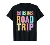 Vintage Cousins Road Trip Vacaciones Familiares Crucero Viaje Camiseta