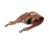 Vintage Couture piel acolchada ajustable correa para el hombro, con gancho giratorio de metal de repuesto para Messenger, portátil, cámara, bolsa de viaje bolsas y más