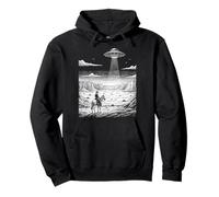 Vintage Cowboy UFO Encuentro Retro Western Desert Country Sudadera con Capucha