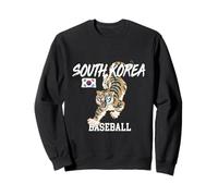 Vintage Crawling Tiger Corea del Sur Clásico Béisbol Amante Sudadera
