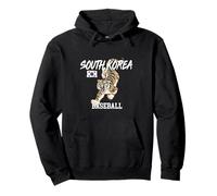 Vintage Crawling Tiger Corea del Sur Clásico Béisbol Amante Sudadera con Capucha